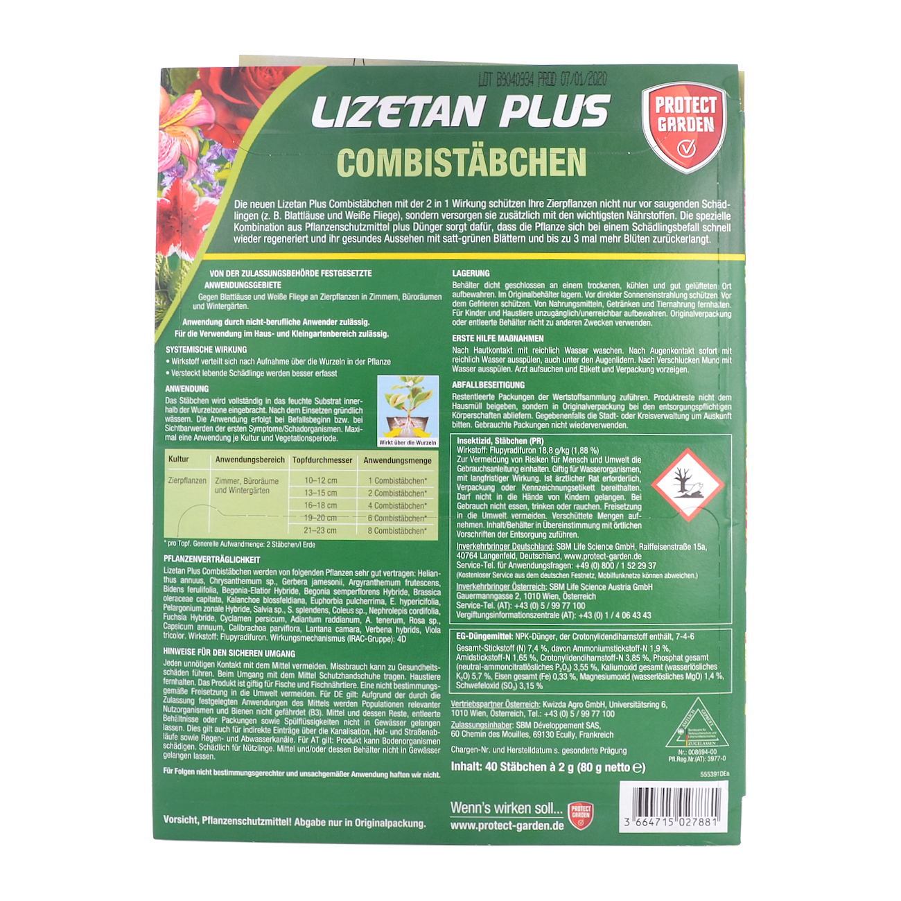 Lizetan Plus Combistäbchen