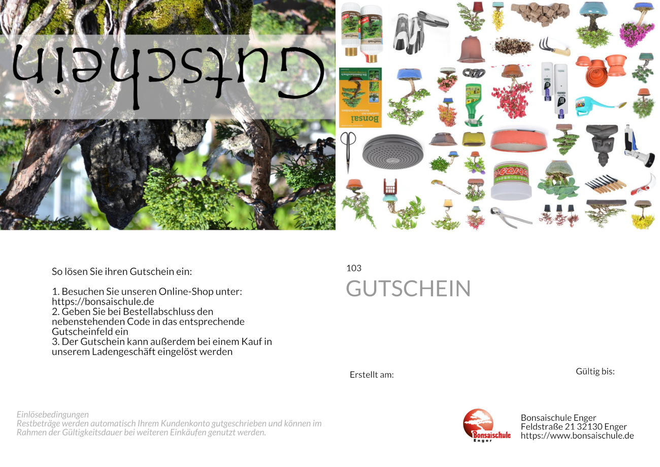 Geschenkgutschein A